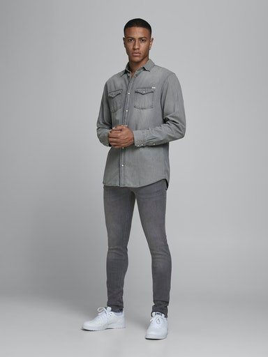 GE Jack Jones 314 denim Skinny-fit-Jeans JJILIAM JJORIGINAL grey &