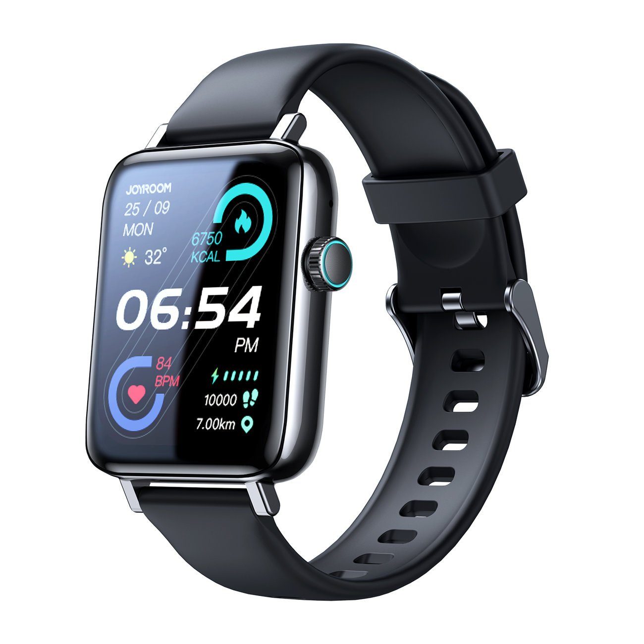 Fit-Life Series Bluetooth 3.0 mit Anrufannahmefunktion IP68 Schwarz Smartwatch