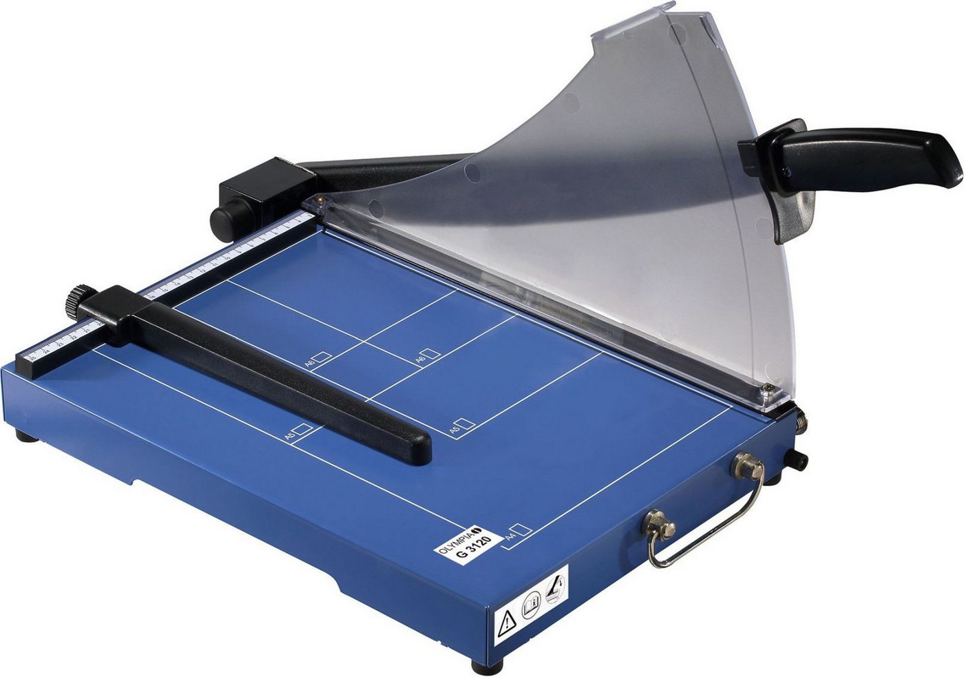 Thumbnail - Olympia Hebelschneidemaschine Hebelschneider G 3120 A4 blau