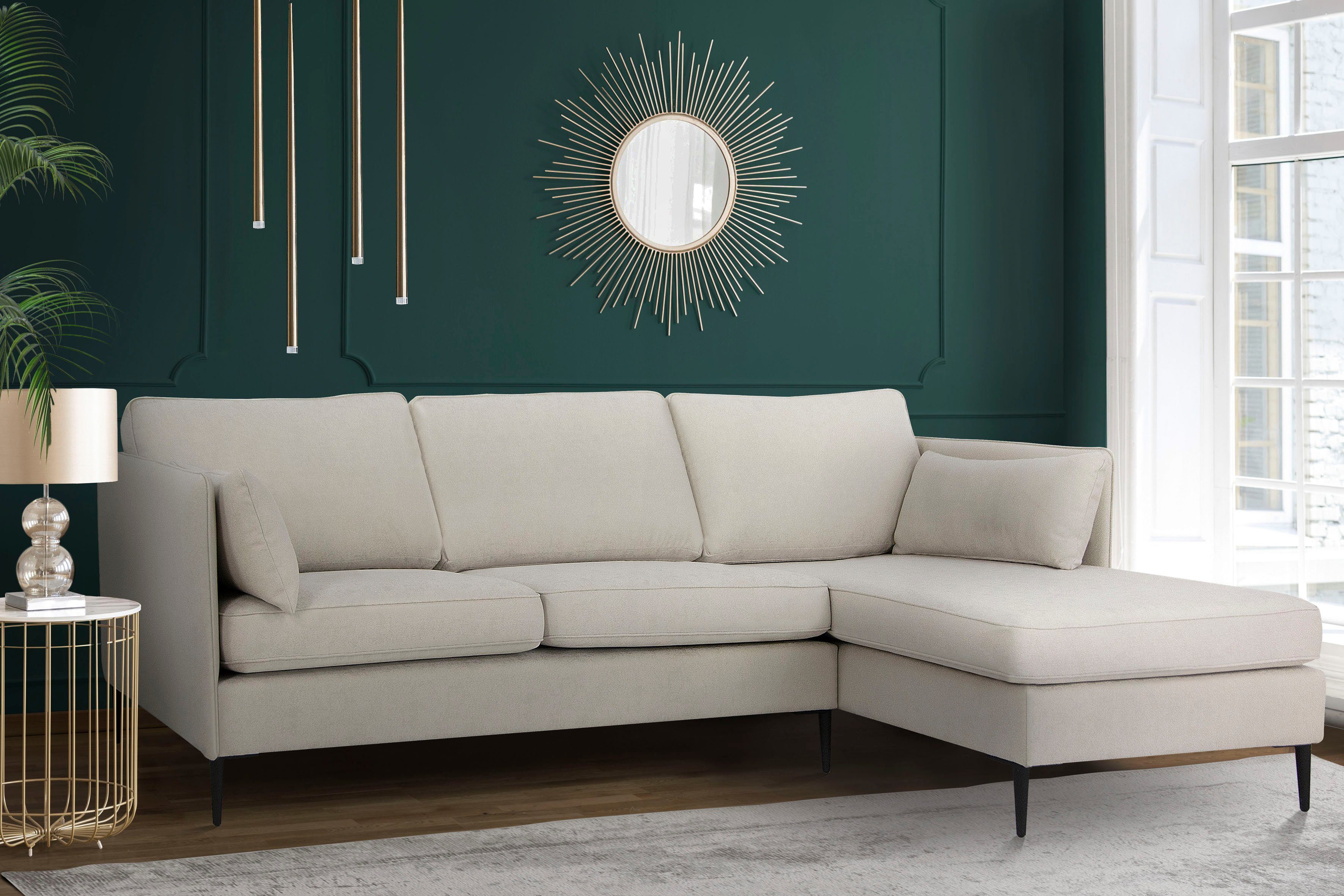 Leonique Ecksofa Light L-Form, inklusive loser günstig online kaufen