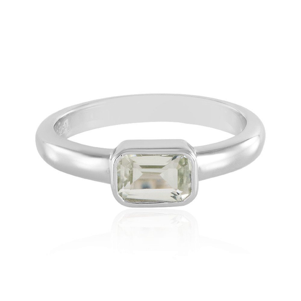 Cavill Solitärring Cavill Grüner Amethyst 0,5 ct Ring, Sterlingsilber platt günstig online kaufen