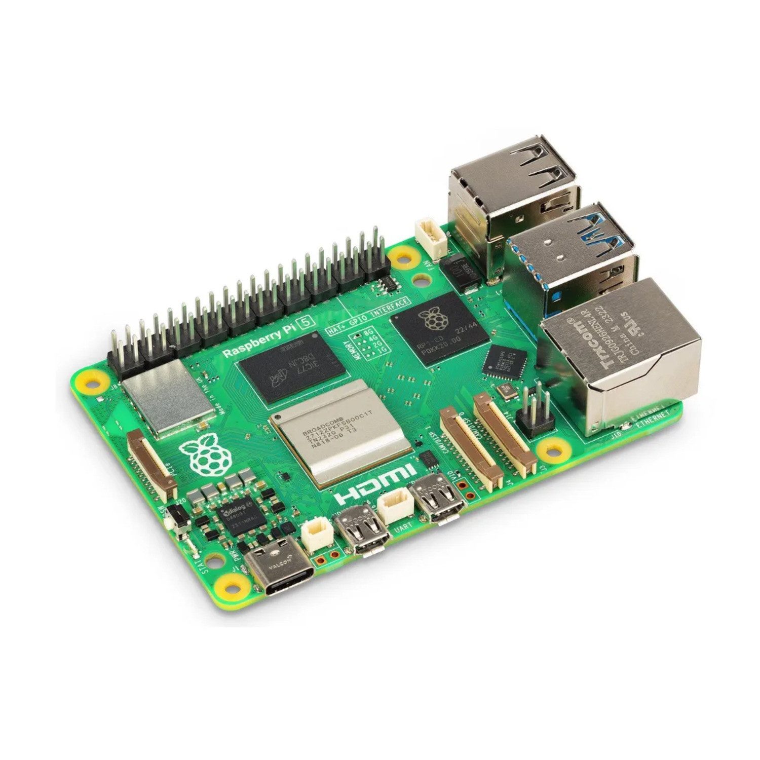 Raspberry Pi Raspberry Pi 5B Mainboard, 8 GB RAM, Quad-Core 2,4 GHz