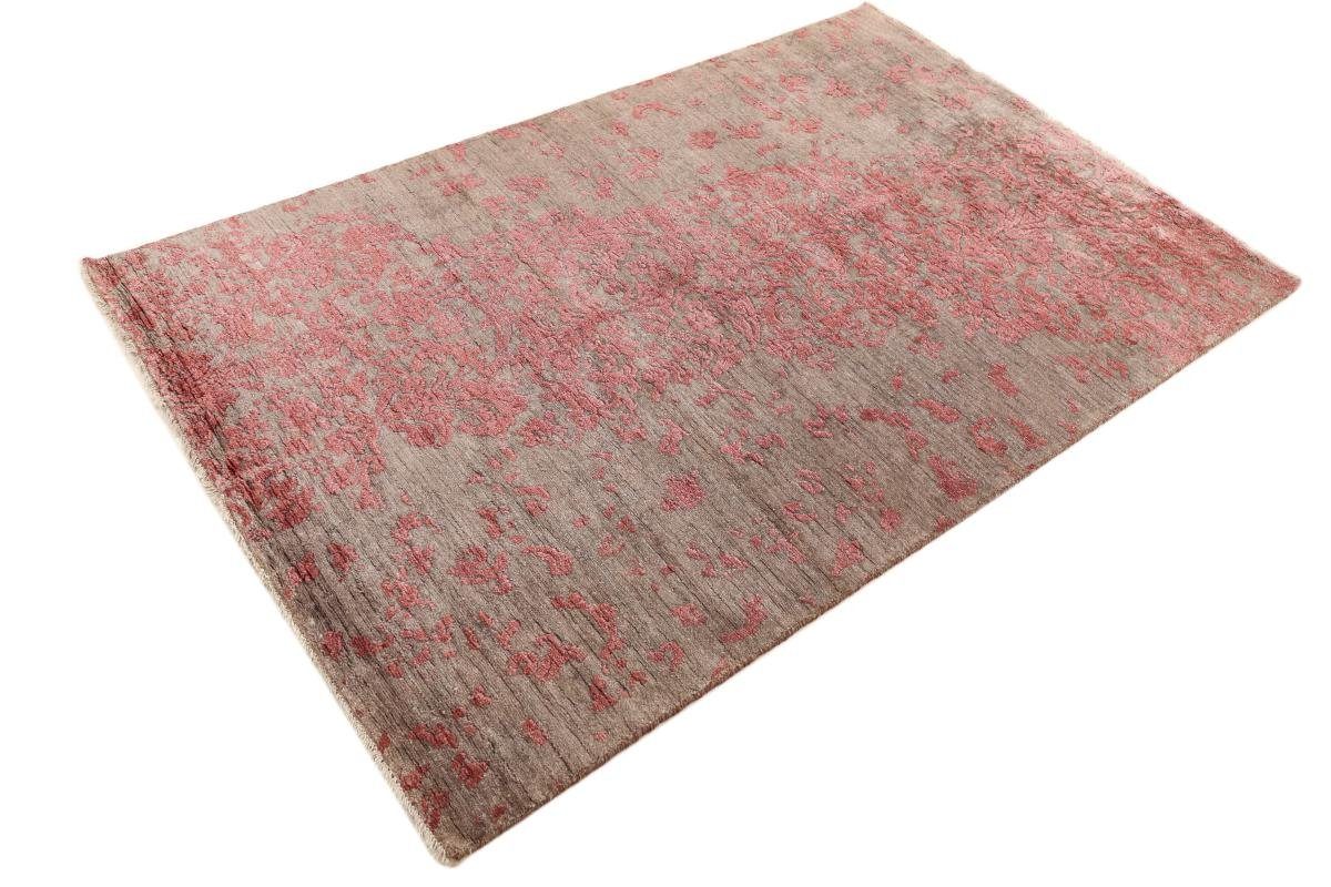 mm Designteppich, Orientteppich 12 Moderner Nain Handgeknüpfter Orientteppich Sindhi / rechteckig, Höhe: Trading, 116x181