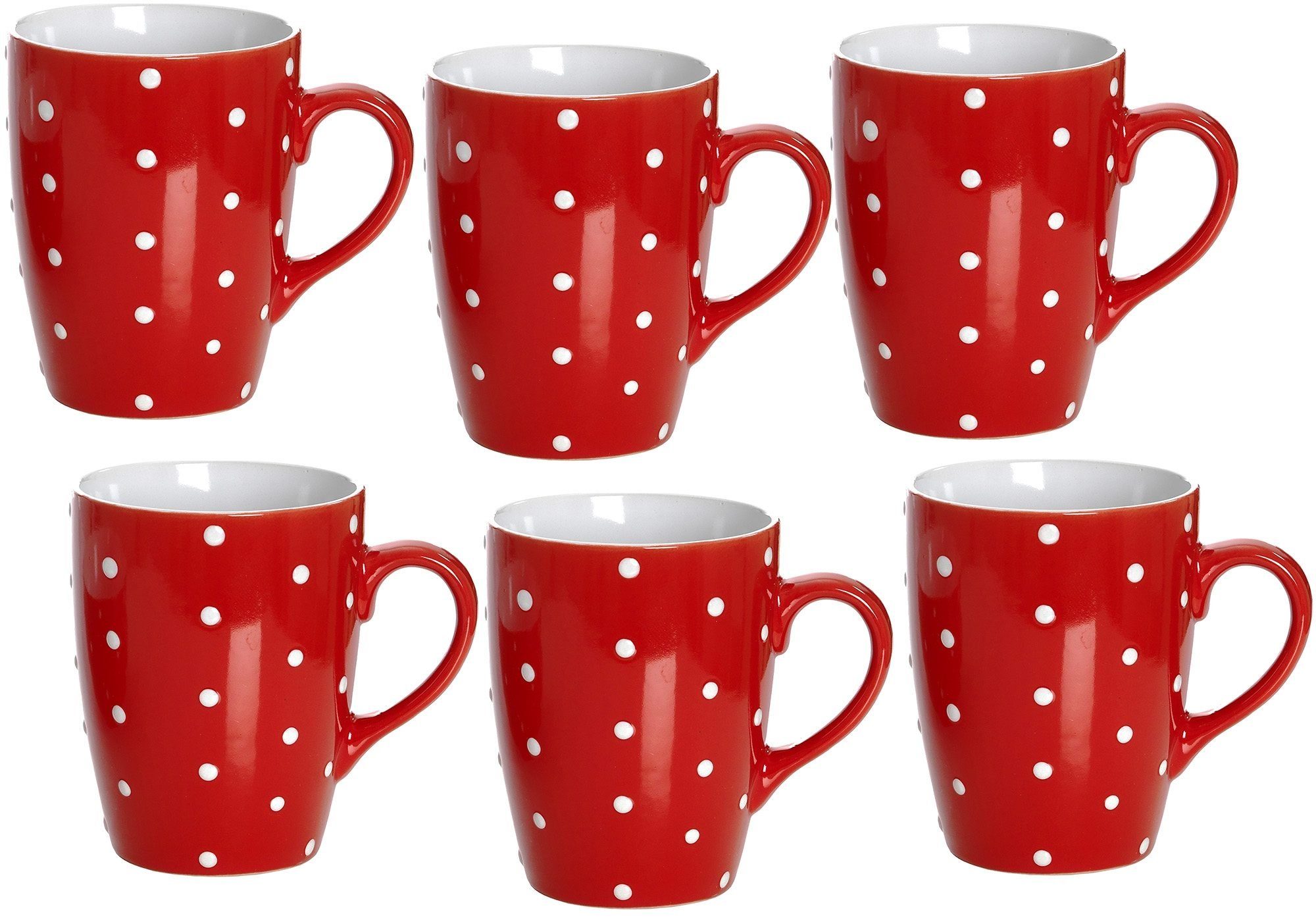 Ritzenhoff & Breker Becher Pinto, 6-tlg., Steinzeug, 6-teilig