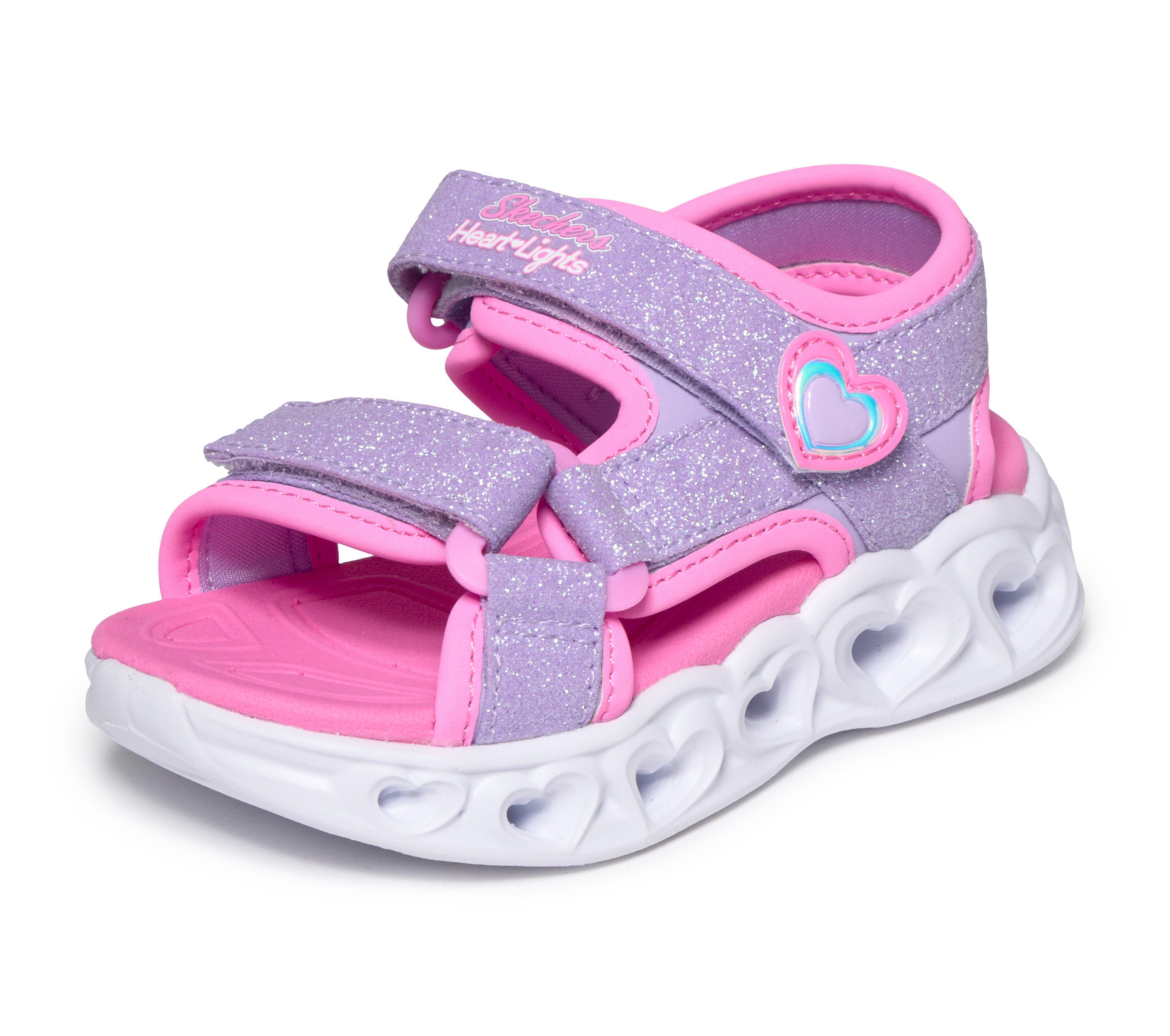 Skechers HEART LIGHTS SANDALS Sandale Sommerschuh mit Klettverschluss, Größenschablone zum Download
