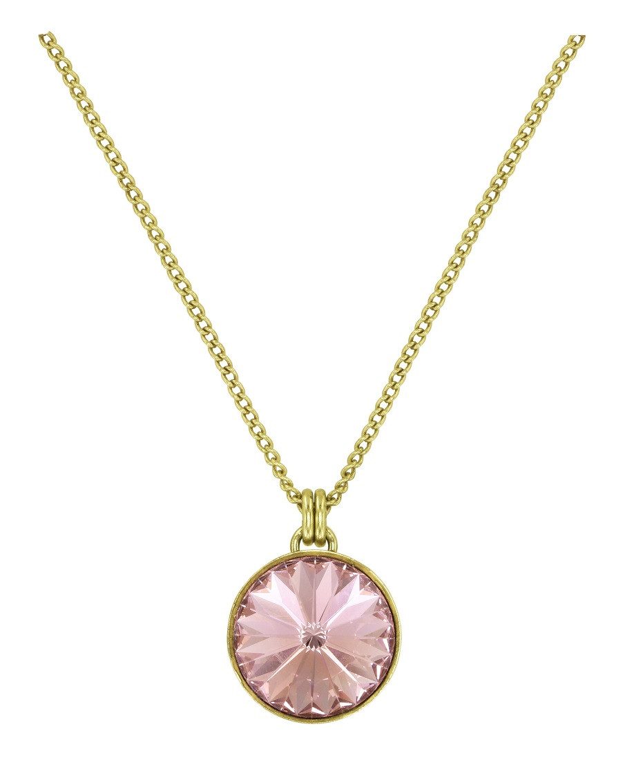 KONPLOTT Kette mit Anhänger Konplott: Kette/Anhänger Rivoli shinny brass