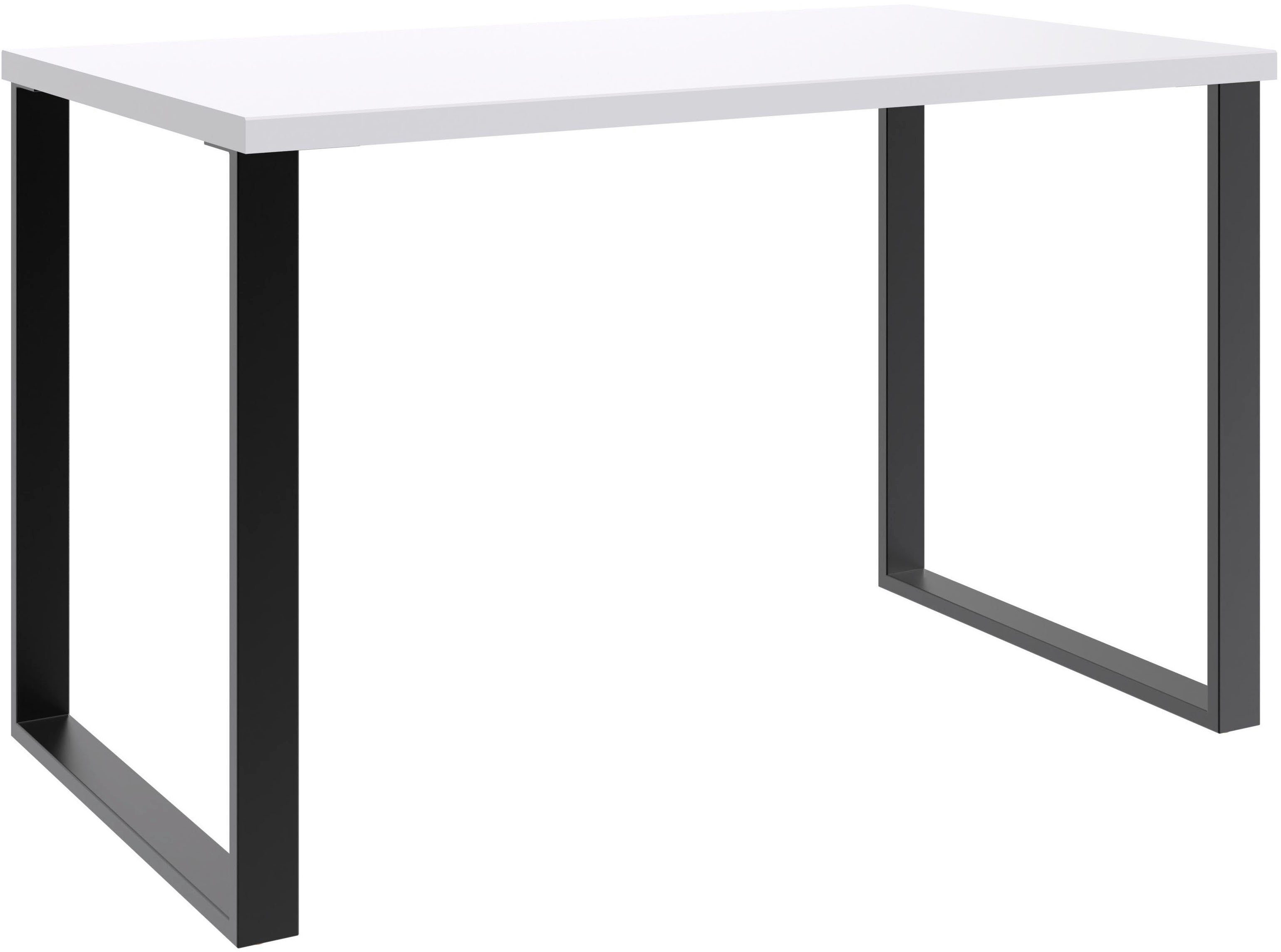 Wimex Schreibtisch Home Desk, Mit Metallkufen, in 3 Breiten Weiß