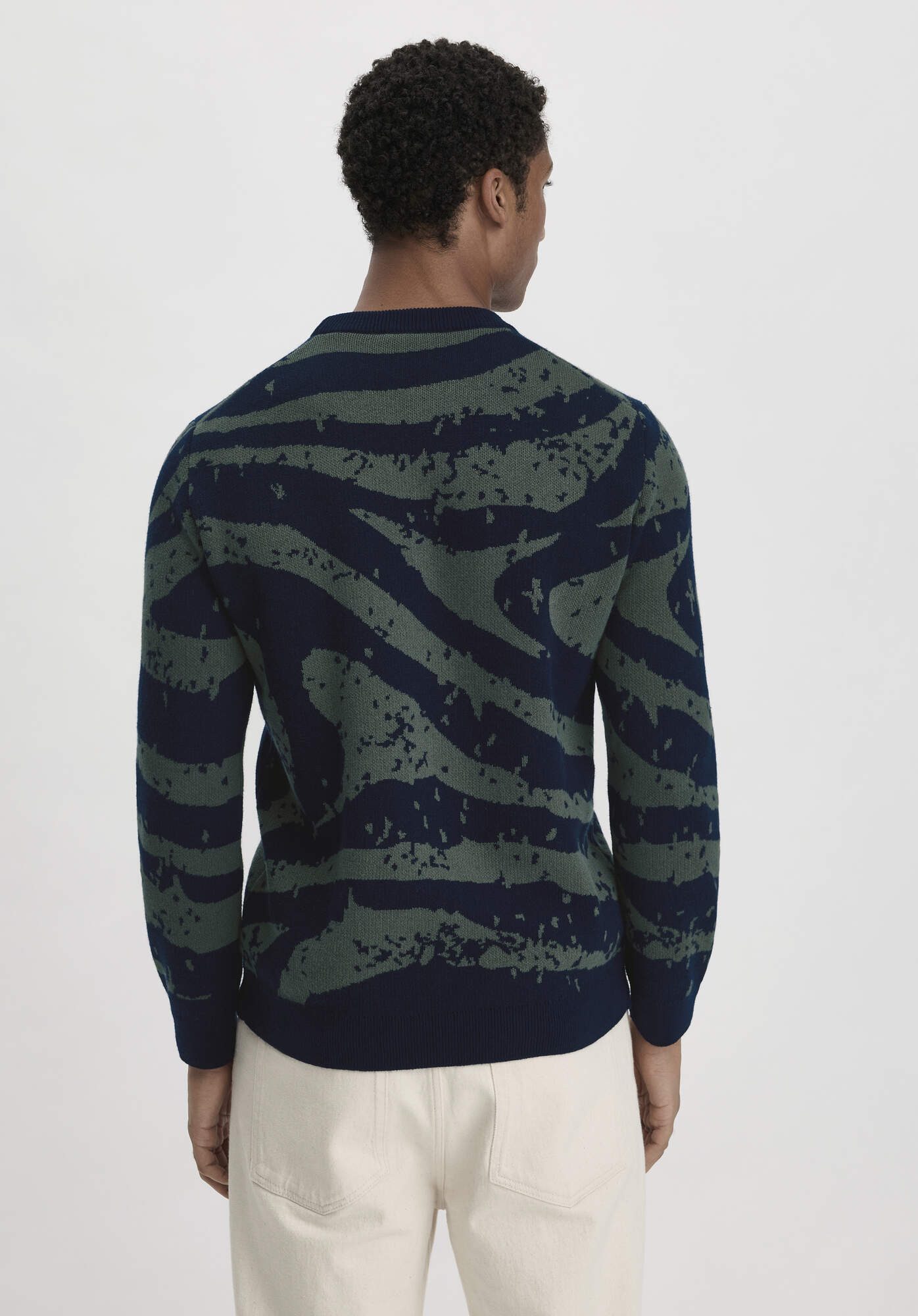 Hessnatur Strickpullover aus Bio-Baumwolle mit Schurwolle (1-tlg)