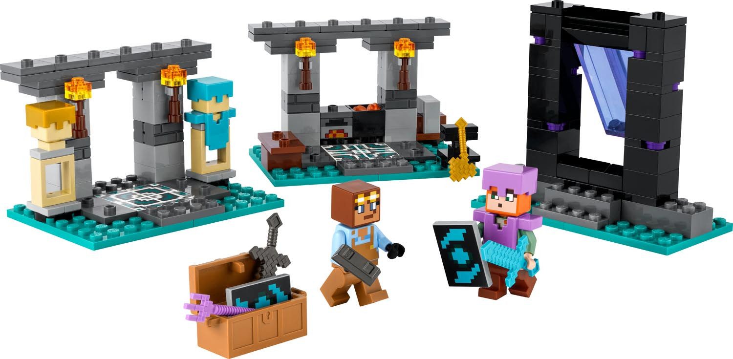LEGO® LEGO® 21252 Minecraft - Die Waffenkammer Konstruktions-Spielset günstig online kaufen