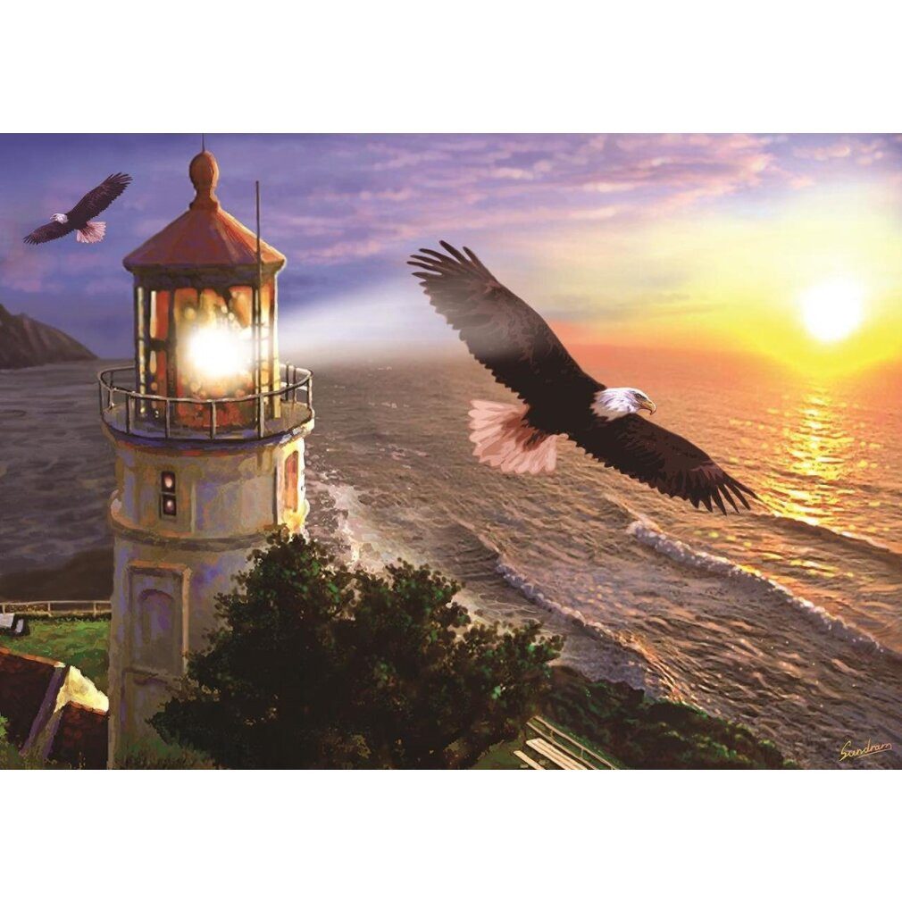 ART PUZZLE Puzzle Puzzle Flug in der Morgendämmerung 1000 Teile, Puzzleteile
