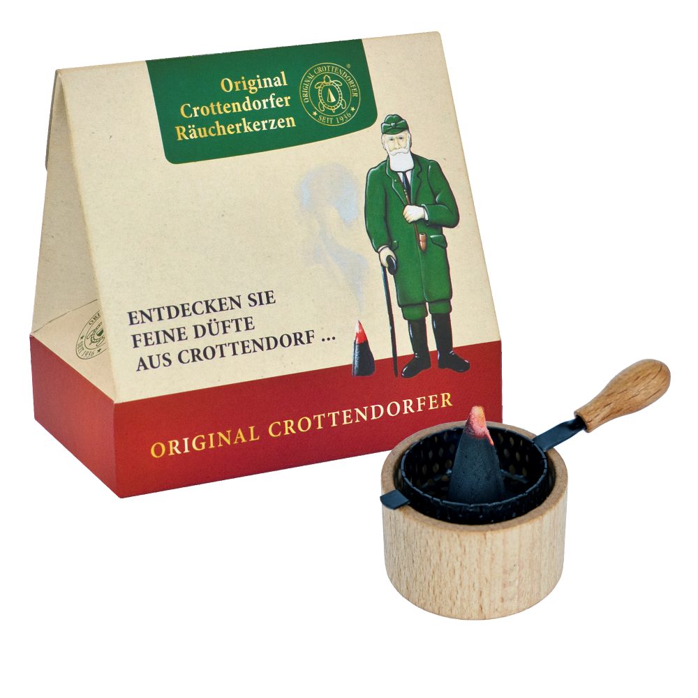 Crottendorfer Kerzenhalter Räuchertöpfchen mit Metallsieb für Räucherkerzen günstig online kaufen