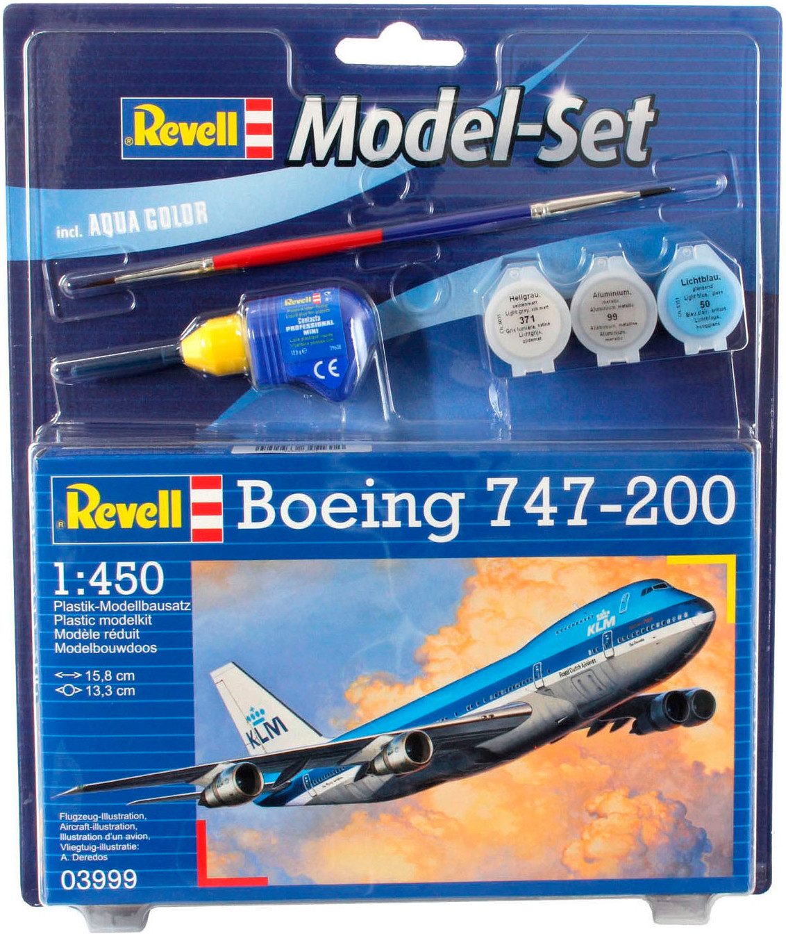 Revell® Modellbausatz Boeing 747-200, Made in Europe