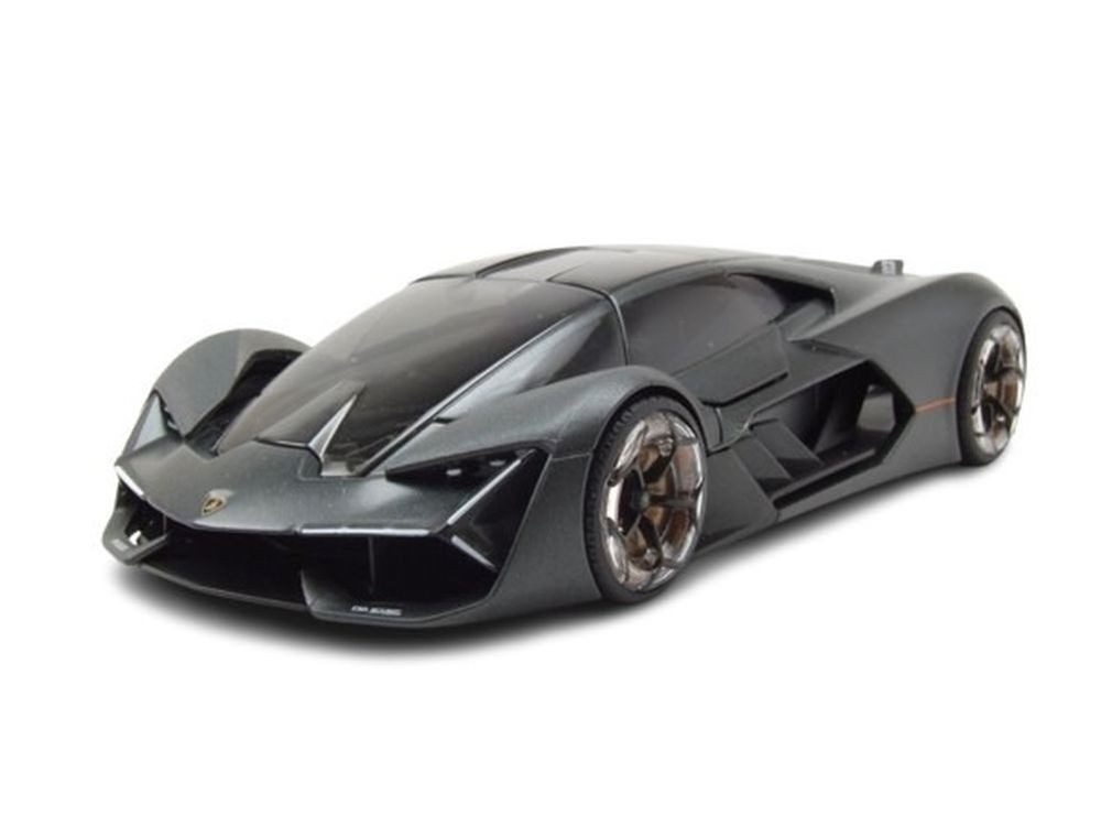 Bburago Modellauto Lamborghini Terzo Millennio 2020 carbon grau, Maßstab 1:24