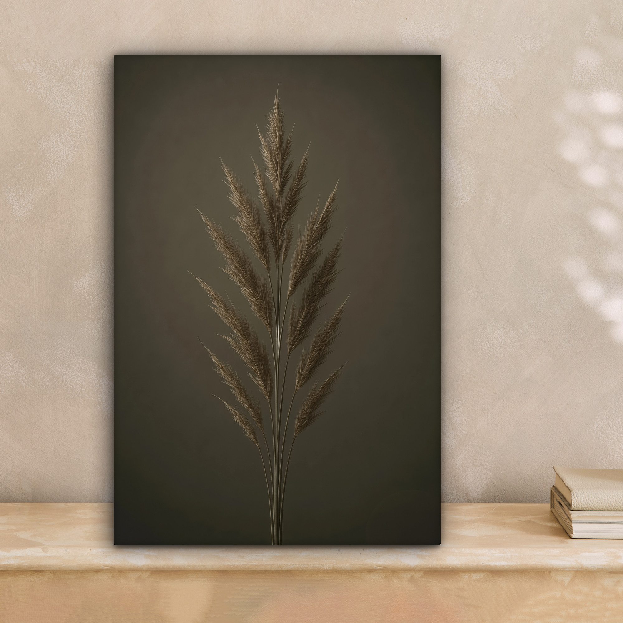 OneMillionCanvasses® Leinwandbild Zweig - Pflaumengras - günstig online kaufen