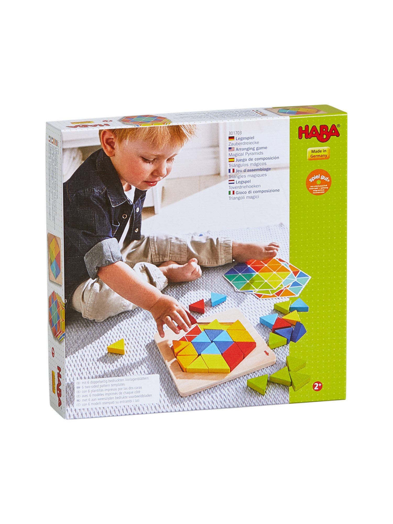 Haba 3D-Puzzle Legespiel Zauberdreiecke, Puzzleteile, unisex neutral