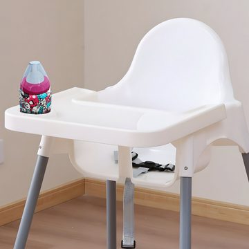 Retoo Kinderstuhl Kinderstuhl Hochstuhl Kinderhochstuhl Babyhochstuhl Fütterungsstuhl (Packung), Sicher,stabil, leicht, kompakt, leicht zu reinigen, 2-in-1