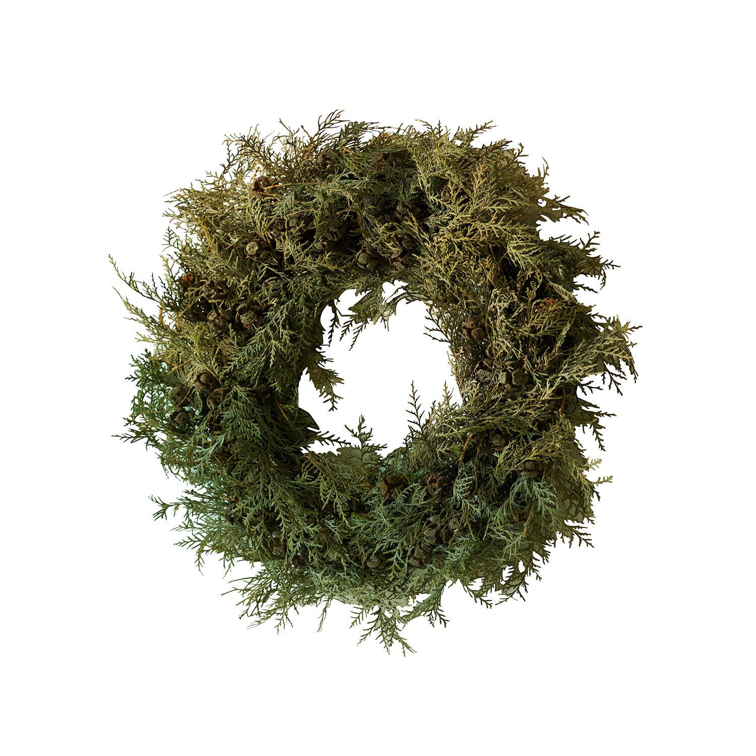 Mirabeau Dekokranz Trockenblumenkranz Willara grün/braun