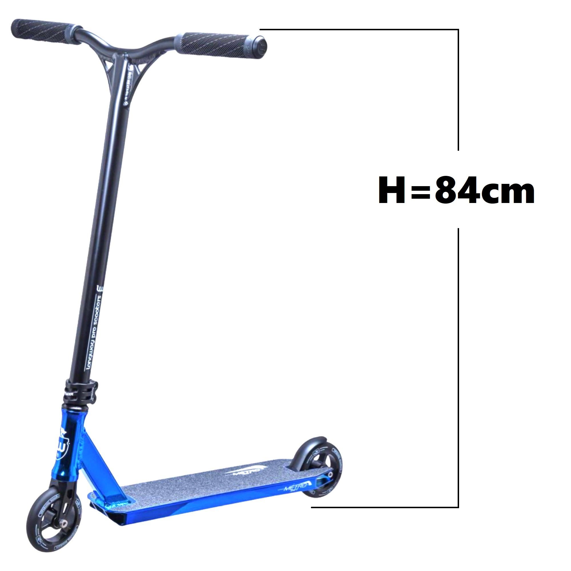 Longway Scooters Stuntscooter Longway Metro H=84cm Shift Stunt-Scooter Sapphire