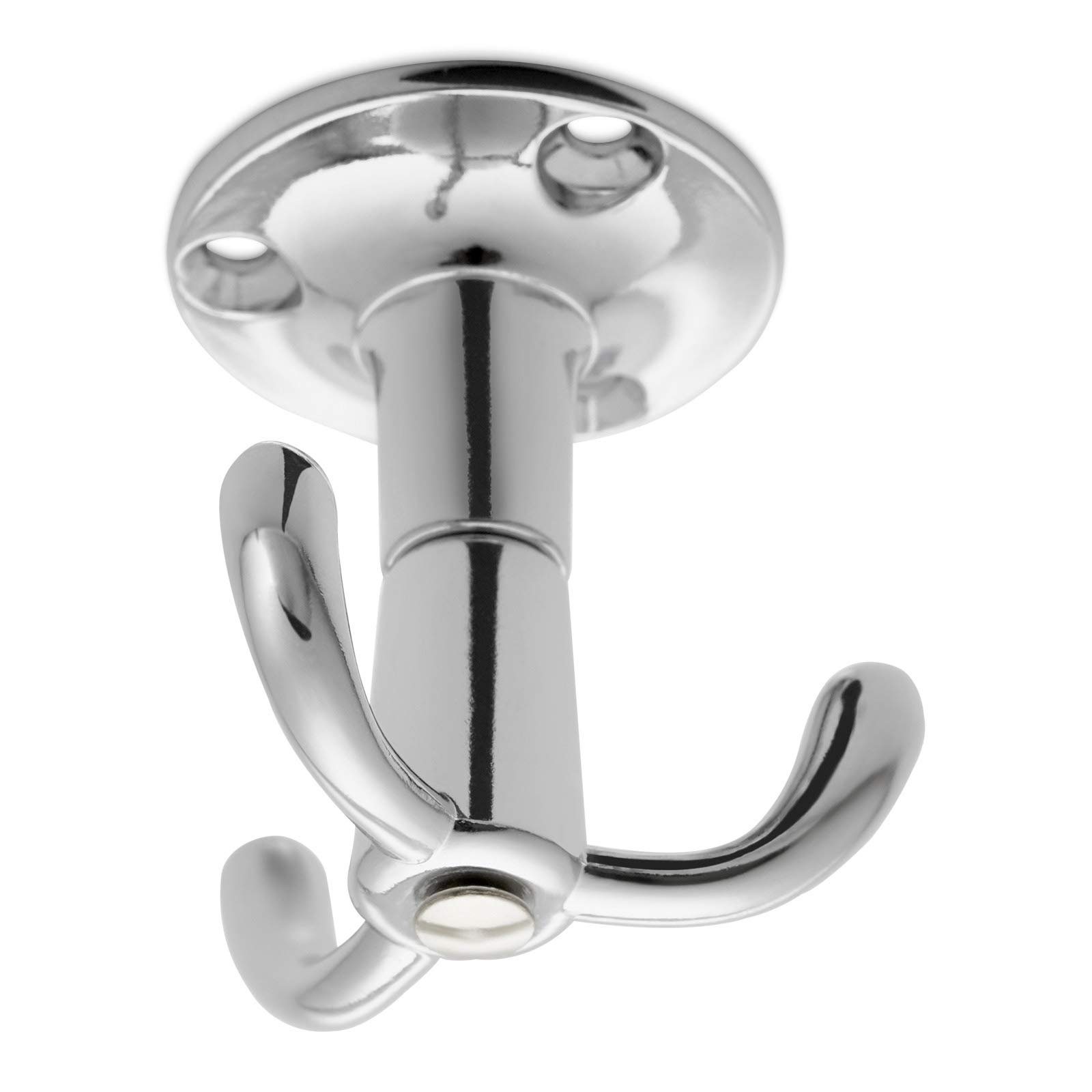SO-TECH® Klapphaken Drehhaken TROMSO 53 x 50 mm Sockel Ø 40 mm 3-fach Haken aus Aluminium, (1-St), 3-fach Haken aus Aluminium