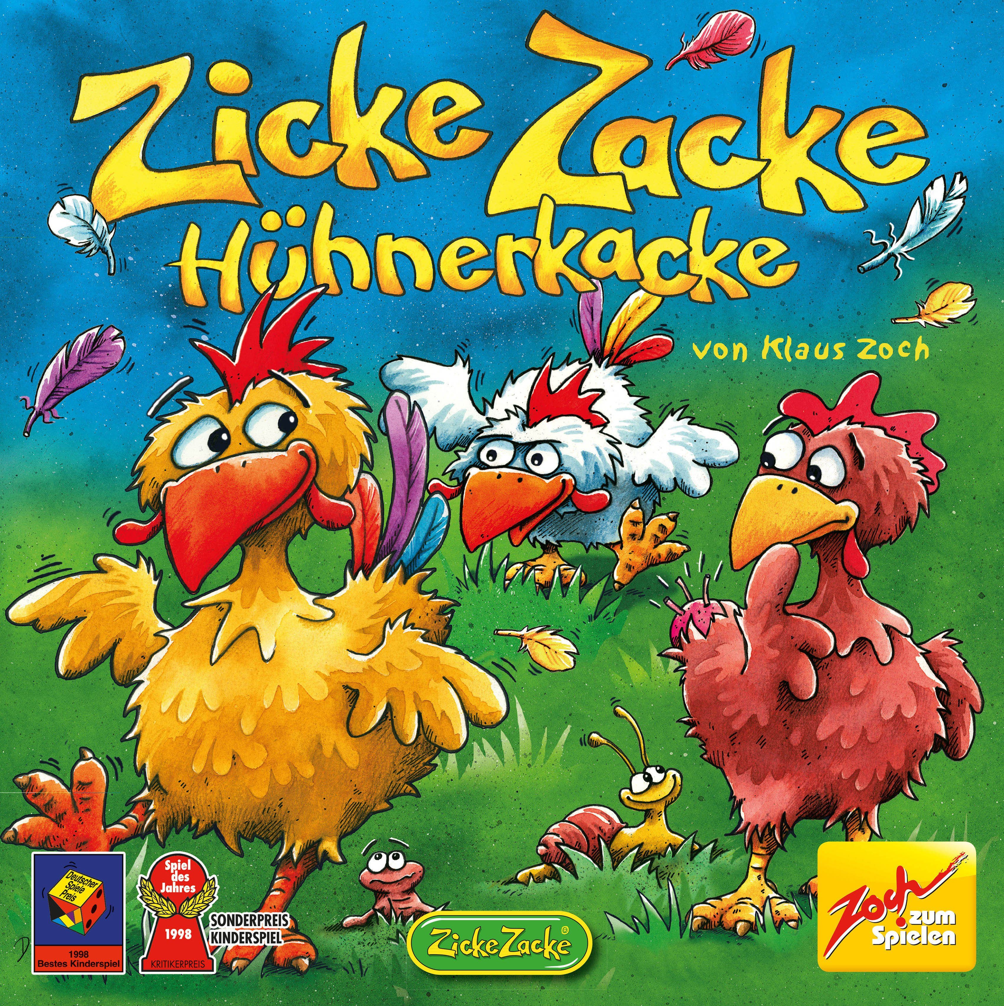 Zoch Spiel, Made Germany Hühnerkacke, in Zacke Zicke