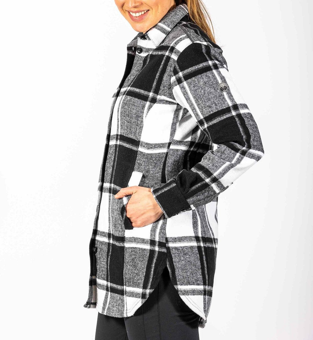 RennerXXL Outdoorbluse Sanremo - lange Flanellbluse Damen in großen Größen günstig online kaufen