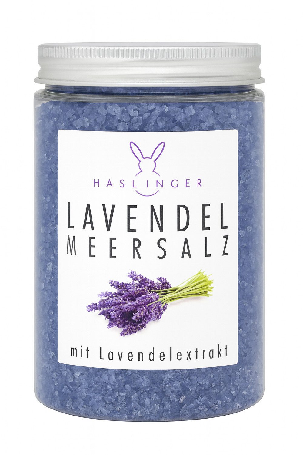 Haslinger Badezusatz Lavendel 450g, 1-tlg., Badezusatz wohltuend, beruhigend & pflegend