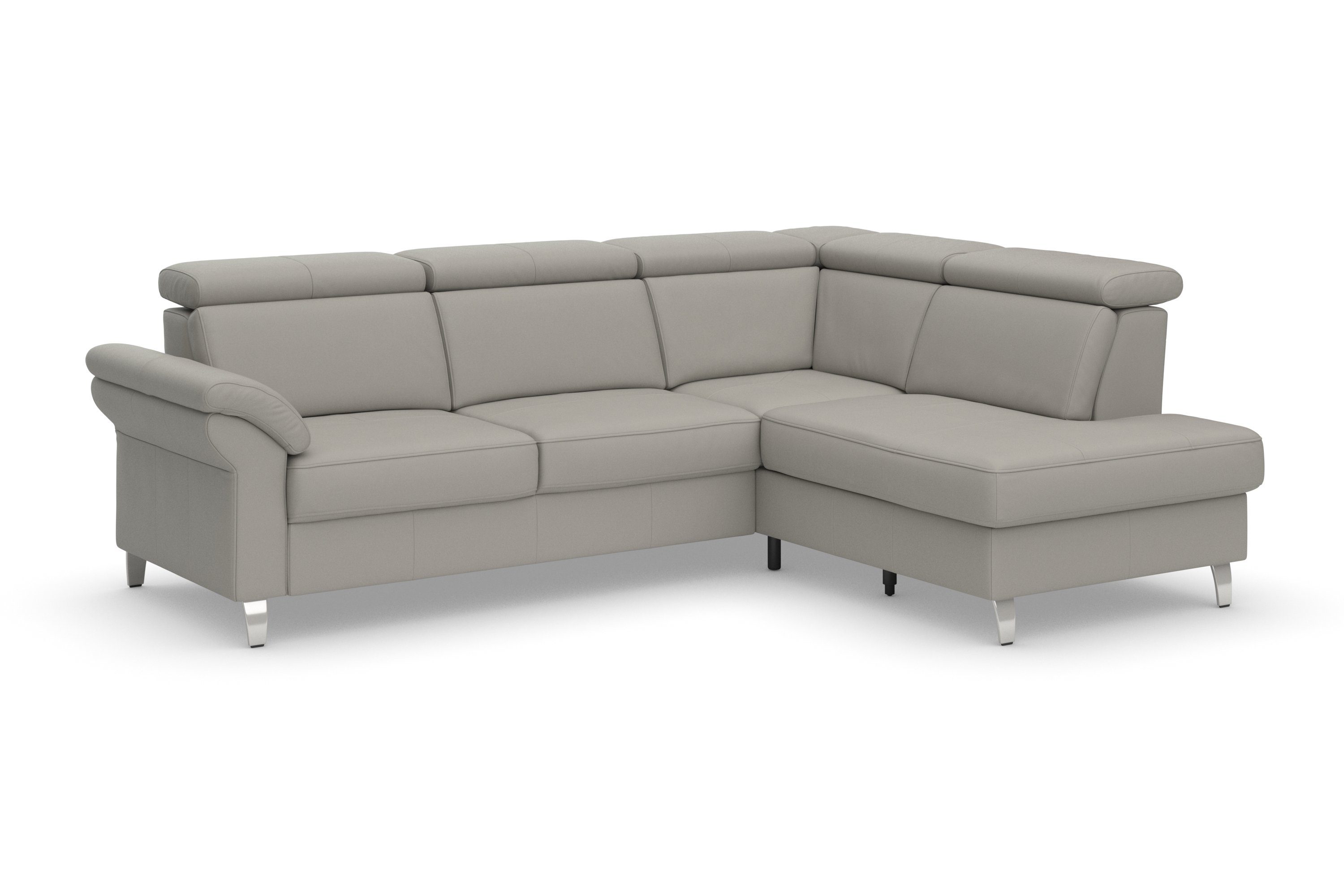 sit&more Ecksofa Arngast L-Form, inklusive Kopfteilverstellung und Federkern