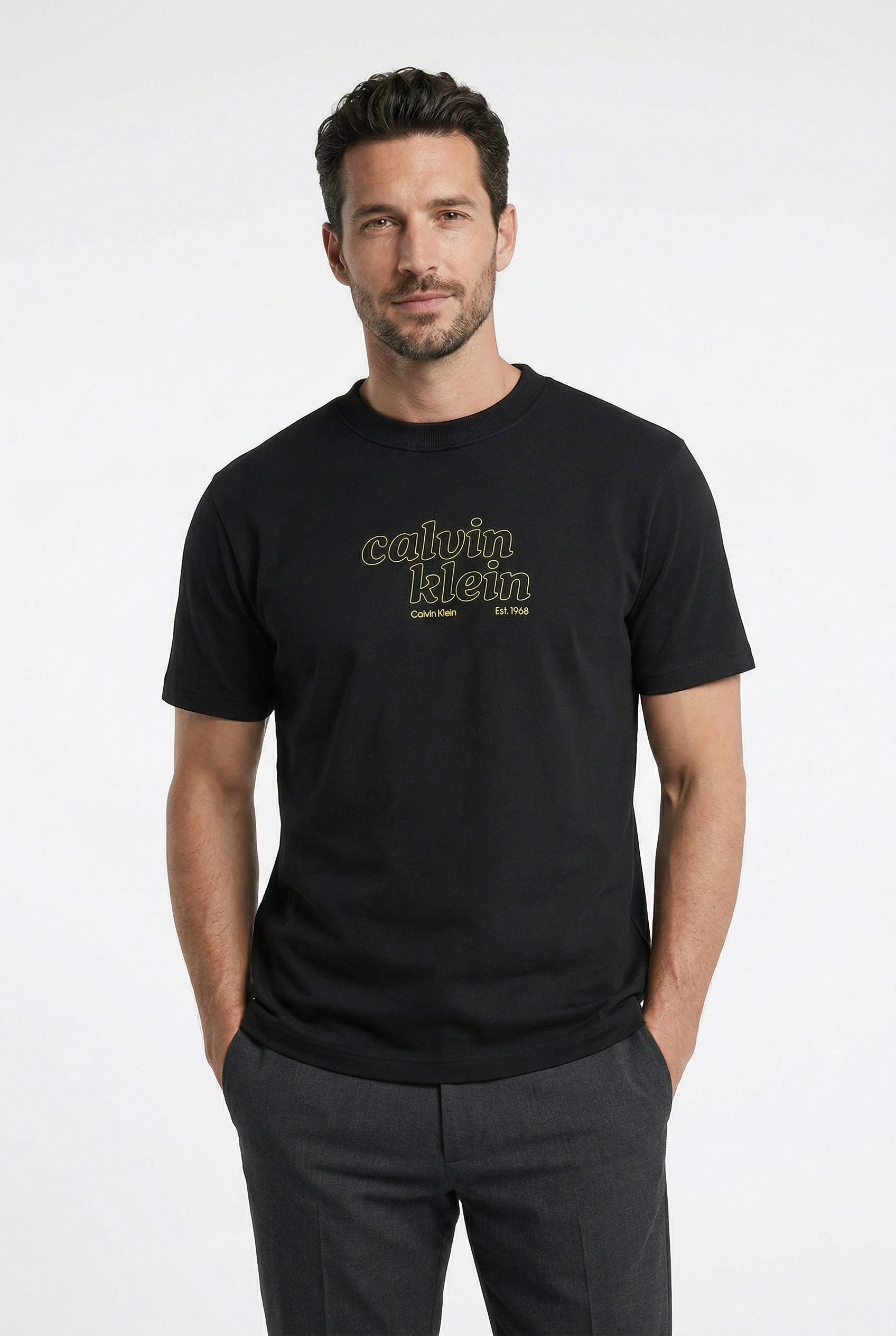 Calvin Klein Jeans T-Shirt CALVIN KLEIN GRAP Regular fit mit Markenprint