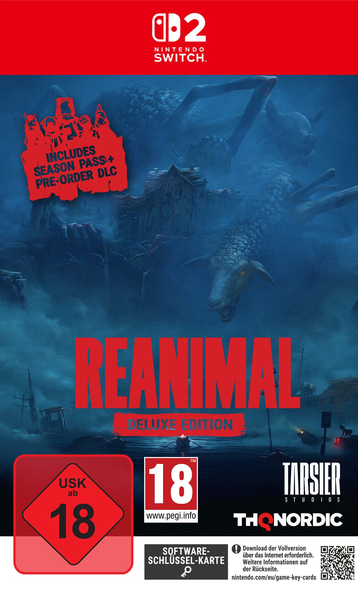 REANIMAL - Deluxe Edition Nintendo Switch 2, enthält sowohl den Vorbesteller-DLC als auch den Season Pass!
