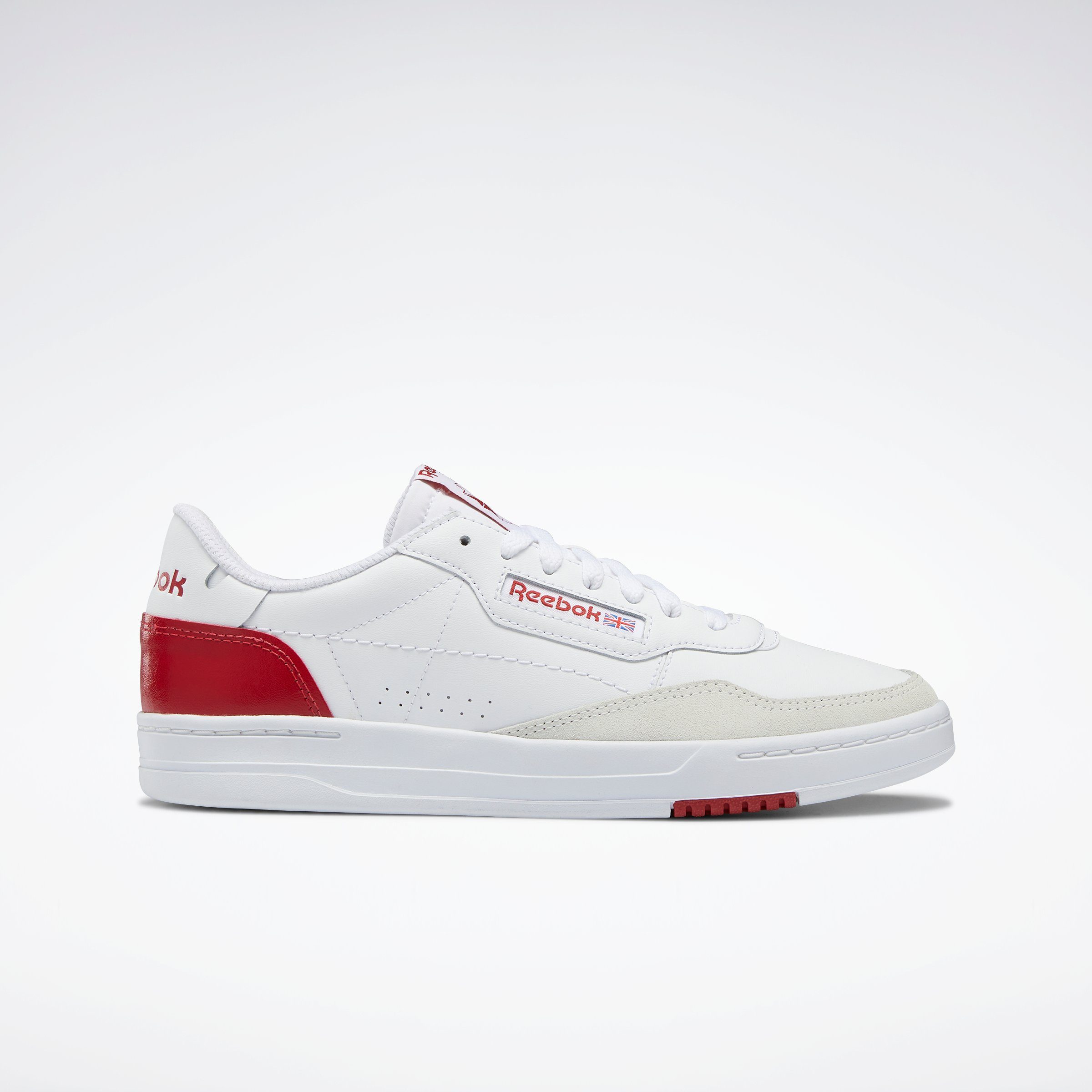 Reebok Sneaker PEAK weiß-rot COURT Classic