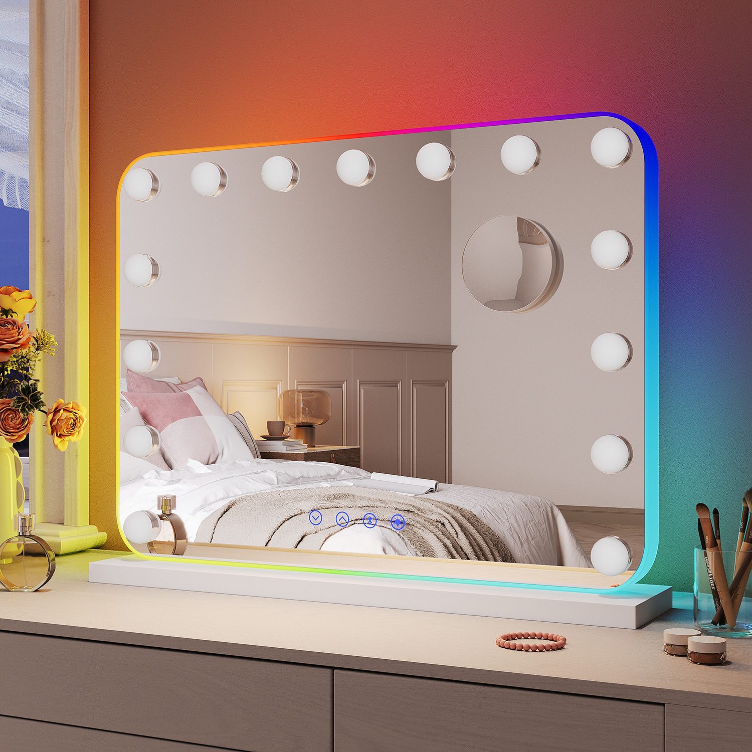 SONNI Schminkspiegel Schminkspiegel mit beleuchtung, Make-up, Hollywood Spi günstig online kaufen