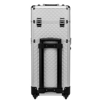 anndora Trolley Aluminium Reisekoffer 60 L Koffer Beautycase 2 Räder - Farbwahl, 2 Rollen