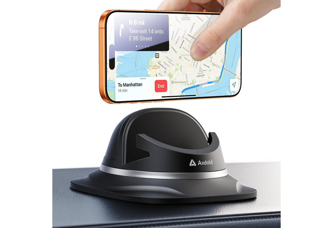 LuxusKollektion Handy-Halterung Handyhalterung Auto Armaturenbrett Kfz Samsung iPhone 15/14/13/12/11