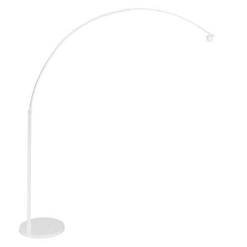 Steinhauer LIGHTING Stehlampe, Stehleuchte Standlampe Bogenleuchte Wohnzimmerlampe Velours Taupe