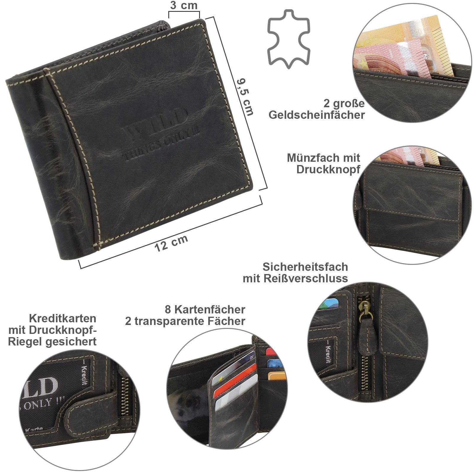 Wild Things Only !!! Geldbörse Herren günstig online kaufen