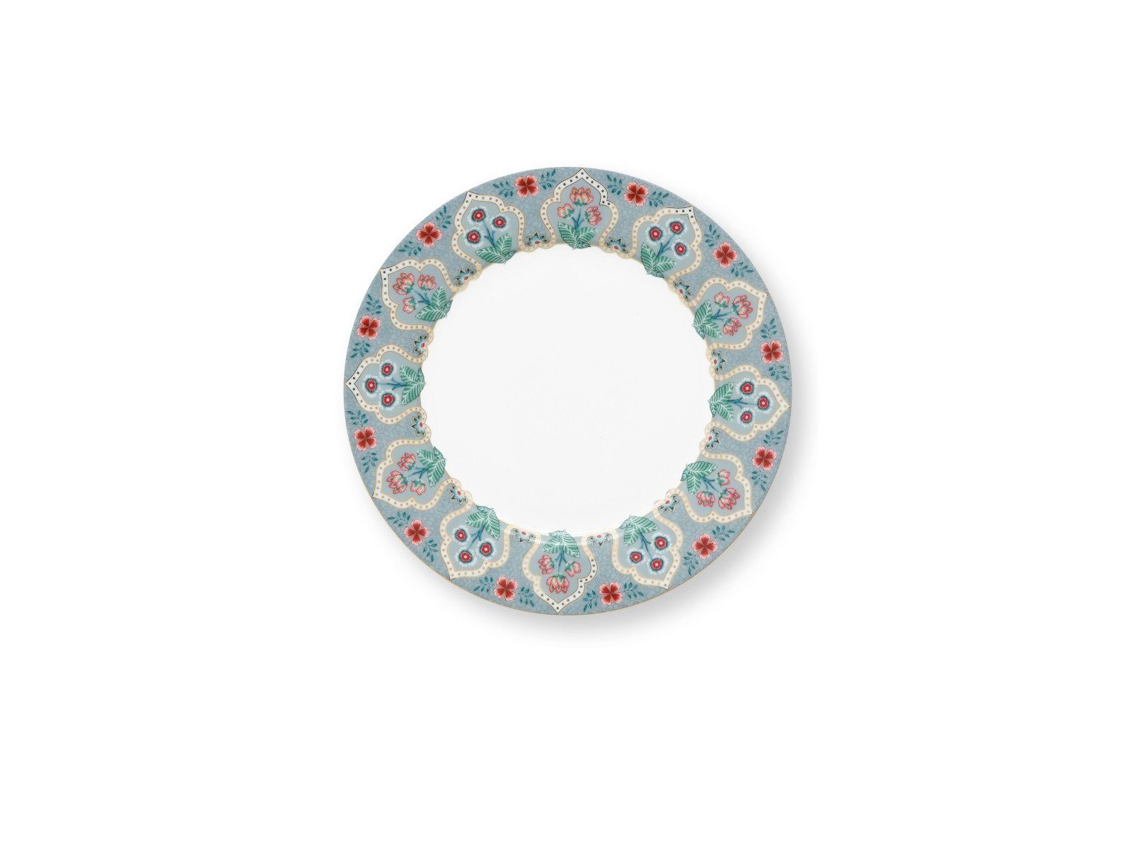 Frühstücksteller Flower Festival Frühstücksteller Light Blue 21 cm