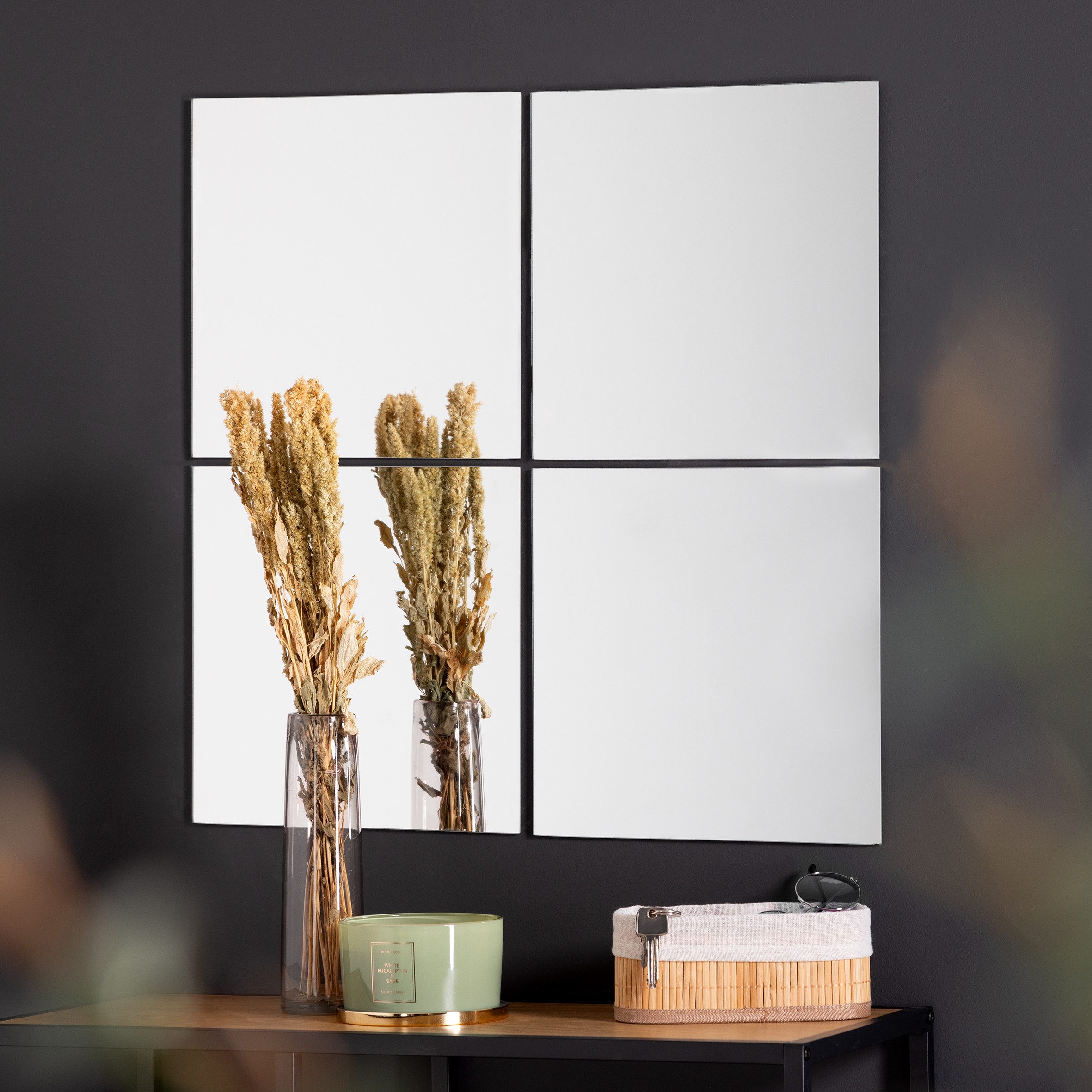 Haushalt International Wandspiegel Wandspiegel Spiegelwand Wandaufkelber Sp günstig online kaufen