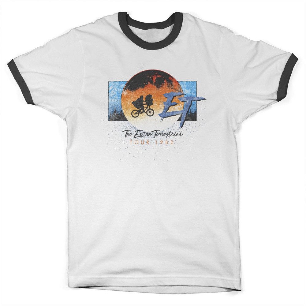 E.T. T-Shirt The Extra Terrestrial World Tour Ringer Tee