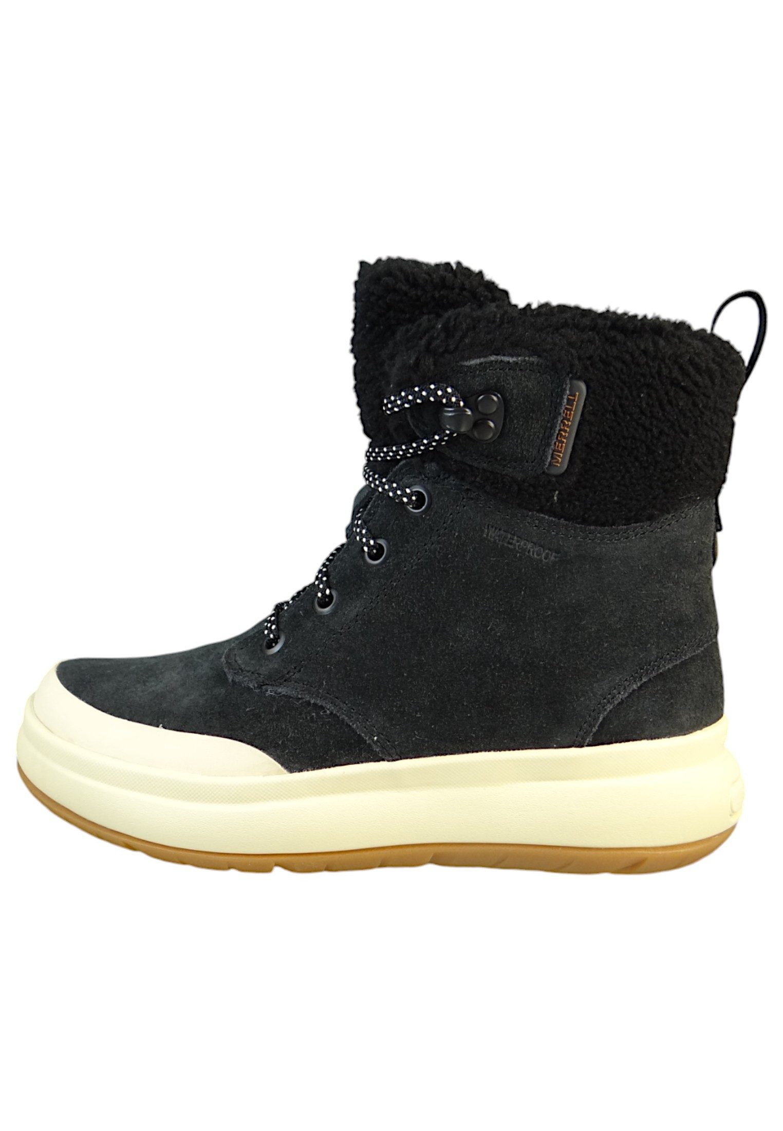 Merrell J007056 Marquette Thermo Lace WP Black Stiefel