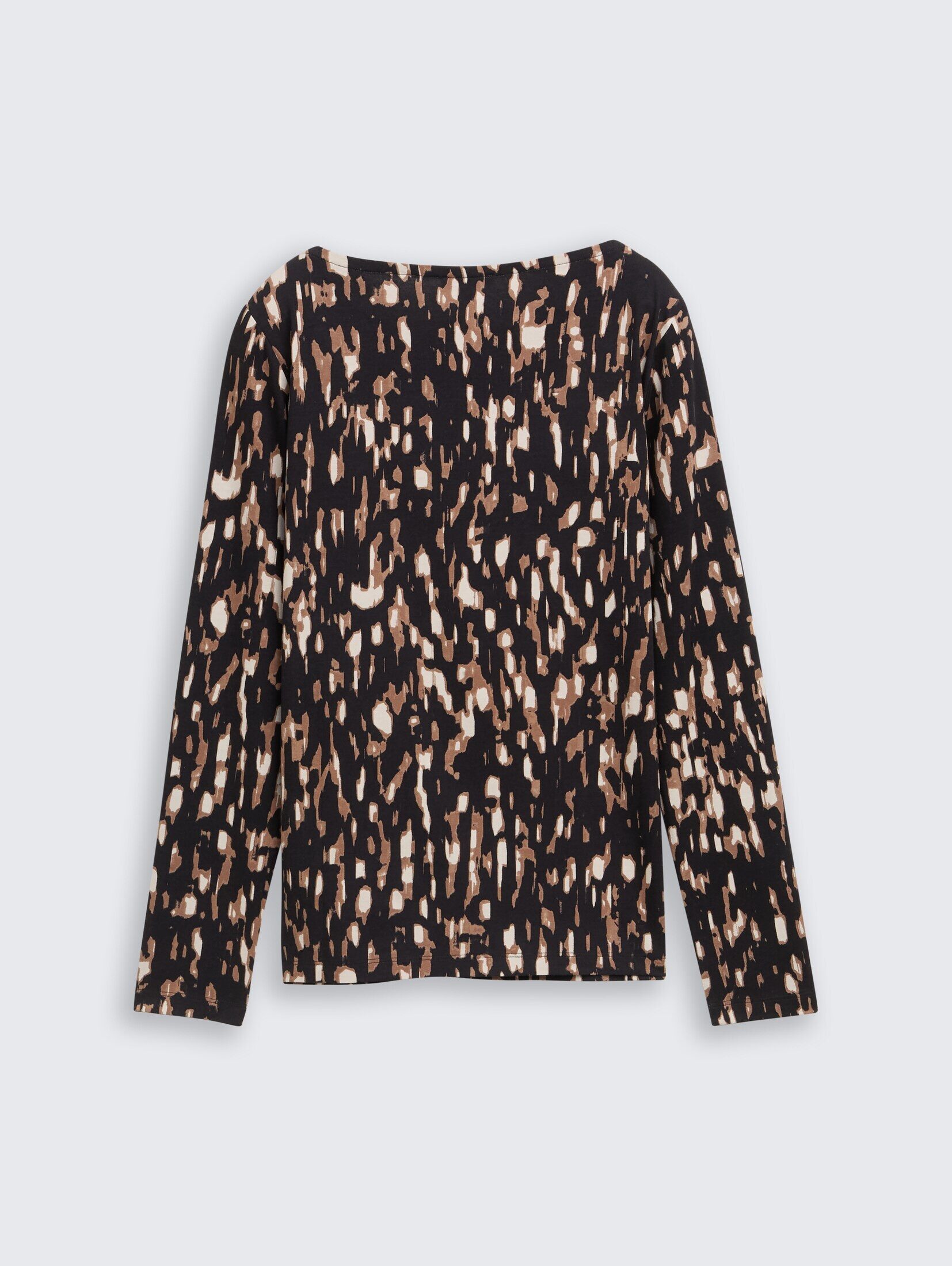 TOM TAILOR Langarmshirt T-Shirt Langarmshirt mit Muster