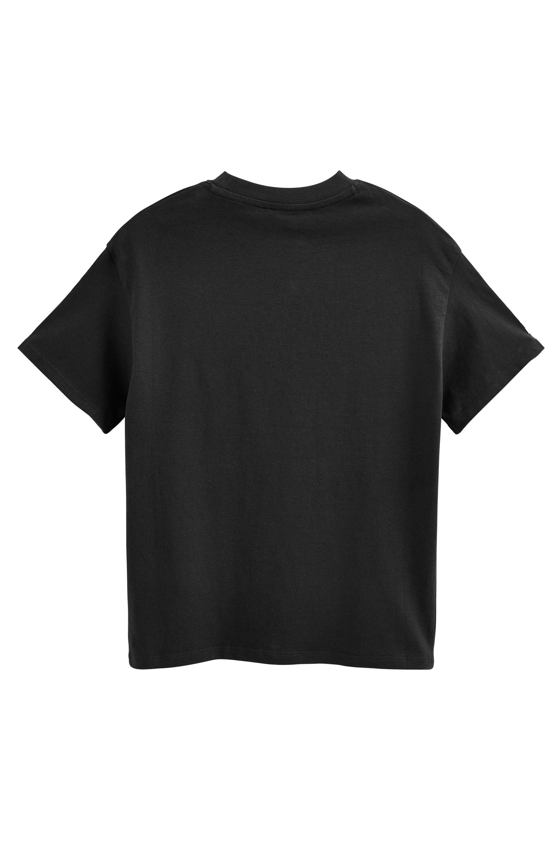 Next mit T-Shirt Grafikprint Racer Black Oversize-T-Shirt (1-tlg)