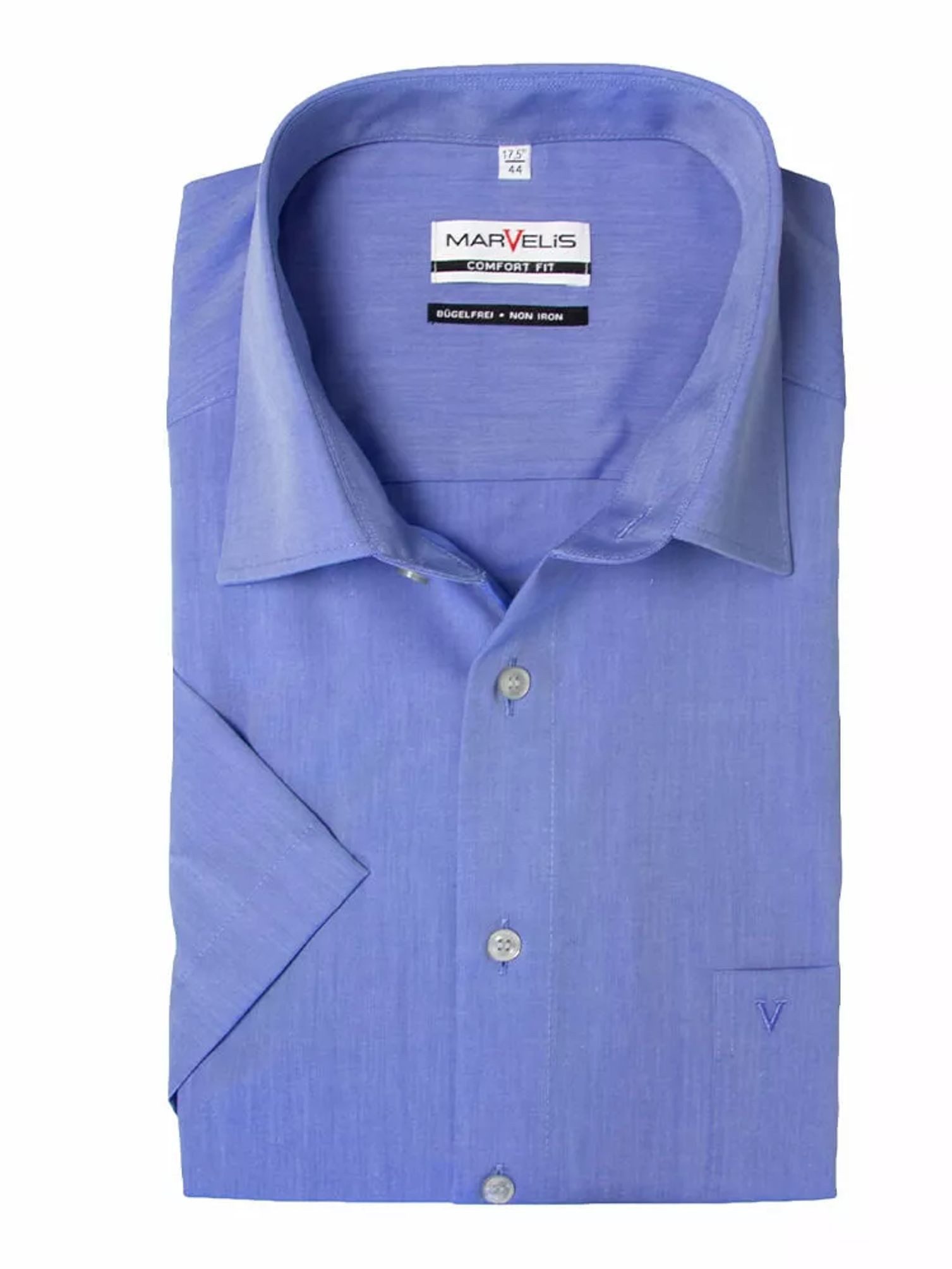 MARVELIS Kurzarmhemd Comfort Fit modern FitKent