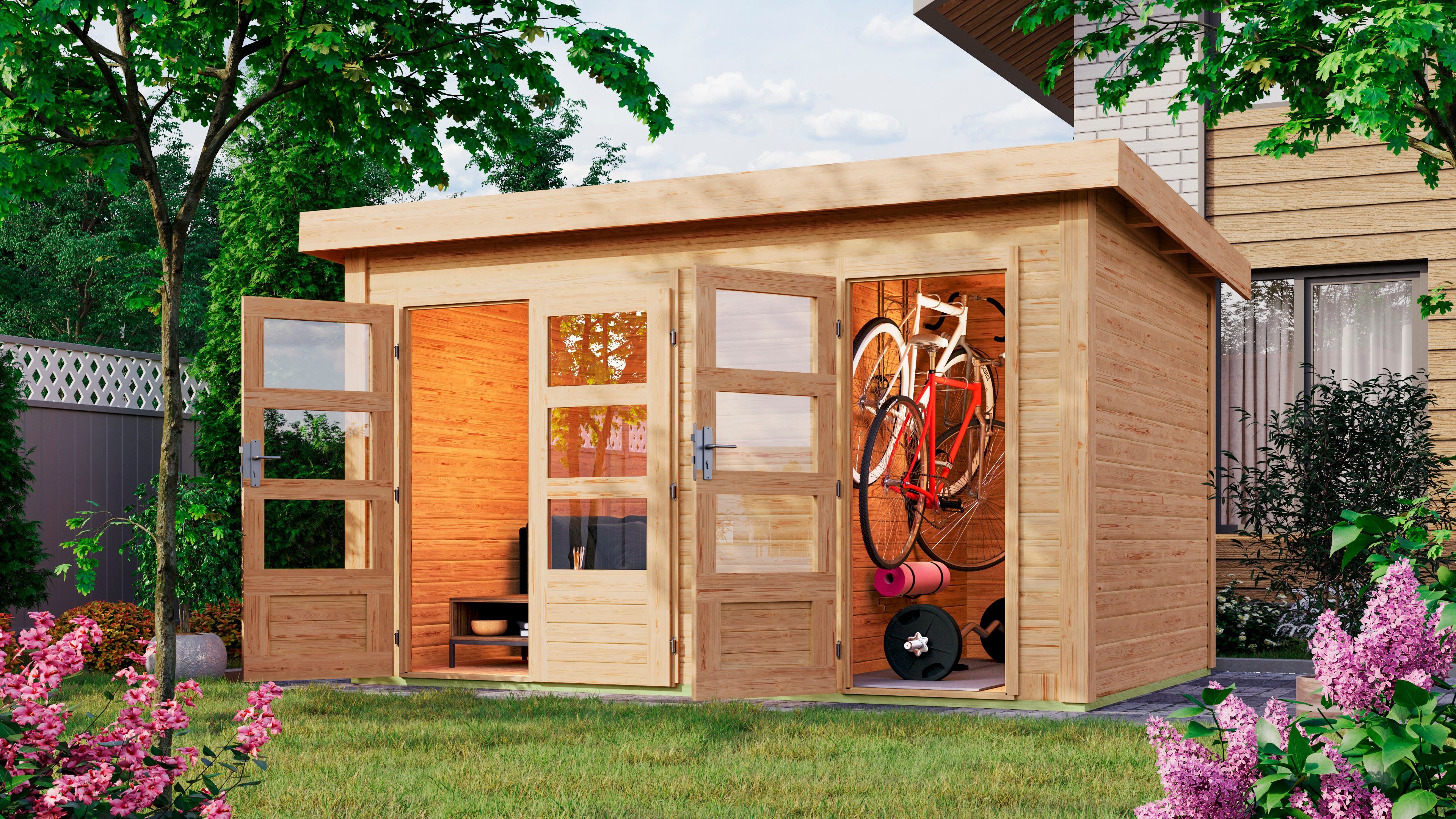 Karibu Gartenhaus Schönbuch 1, BxT: 398x273 cm