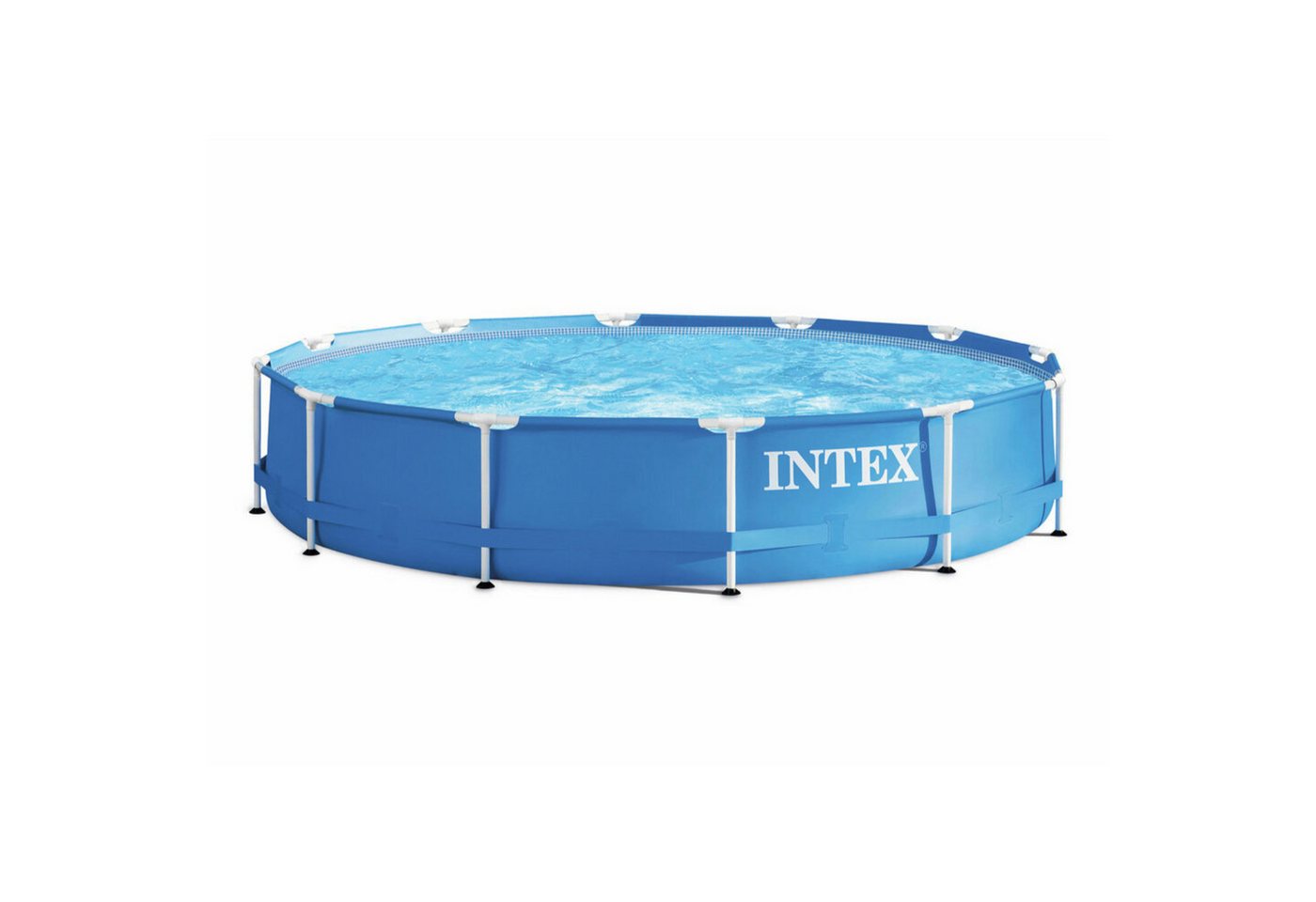 Thumbnail - Intex Framepool Swimming Pool Komplettset (366 x 84 cm), inkl. Kartuschenfilteranlage und Zubehör