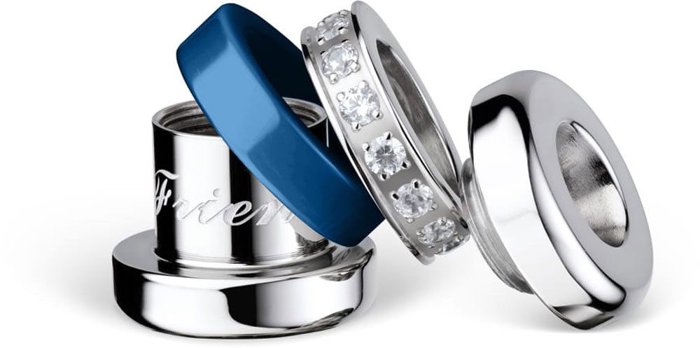 Bering Kettenanhänger Charm aus Edelstahl - Bering Jewelry Modell: BestFriend-3