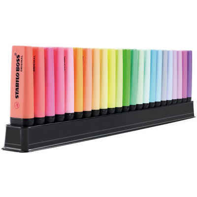 STABILO Marker »Textmarker BOSS ORIGINAL, 23 Farben im Tischset«