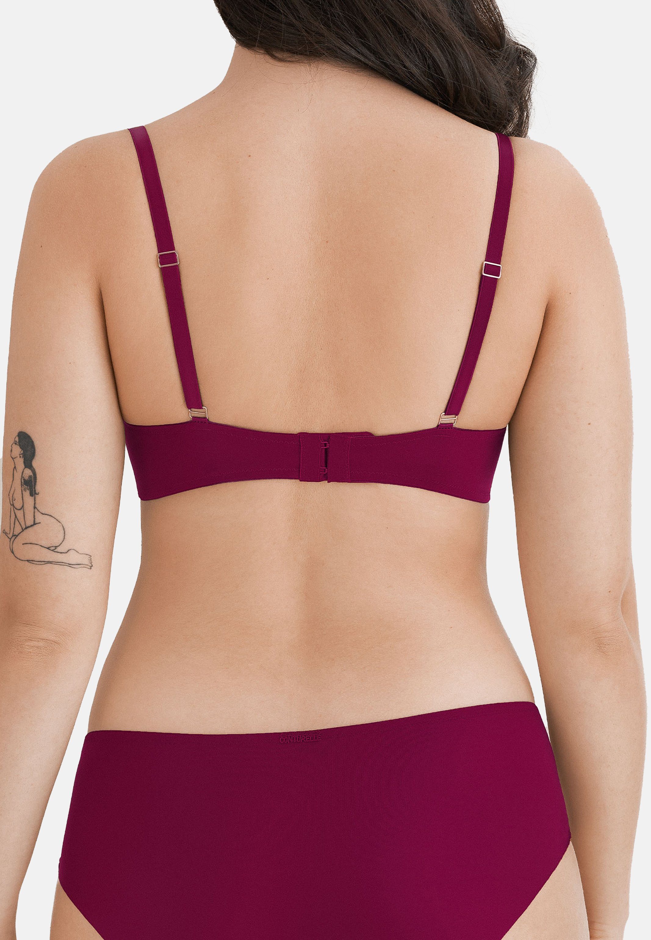 Conturelle T-Shirt-BH Florentine (1-tlg) Balconette-BH - Florale Spitze, Soft Cups mit Bügel, Angenehmer Halt