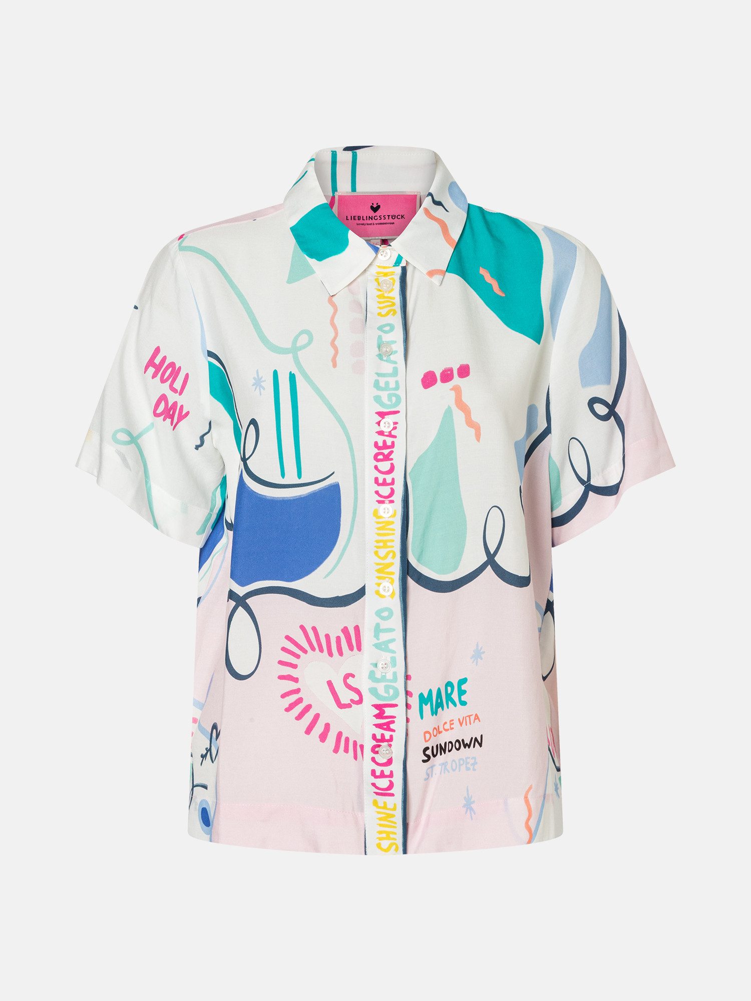 Lieblingsstück Klassische Bluse FlorenceL aus 100% Viskose