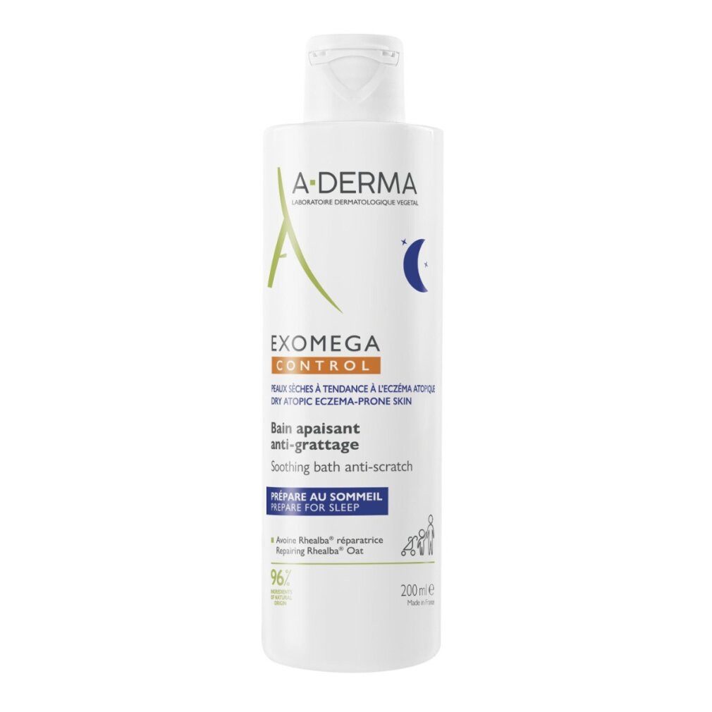 A-derma Körperpflegemittel Exomega Beruhigendes Bad - Volumen: 200 ml