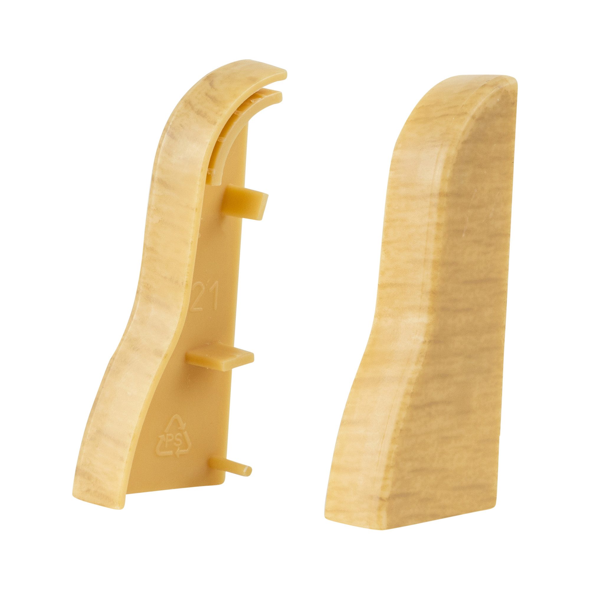 SN DECO GROUP Плинтусы-Endkappe SN Deco - Плинтусы Endkappen, 4 Stück Endkappen fur SN Deco VKP Плинтусы (2 links + 2 Rechts), Kunststoff (PVC)